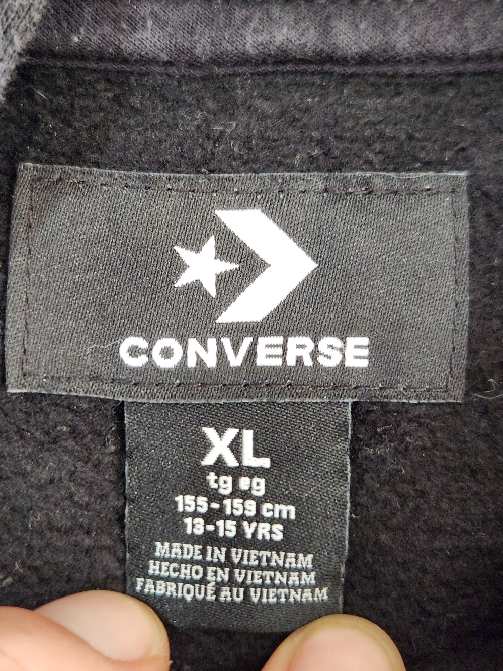 Converse Black All Star Hoodie - Picture 5 of 7